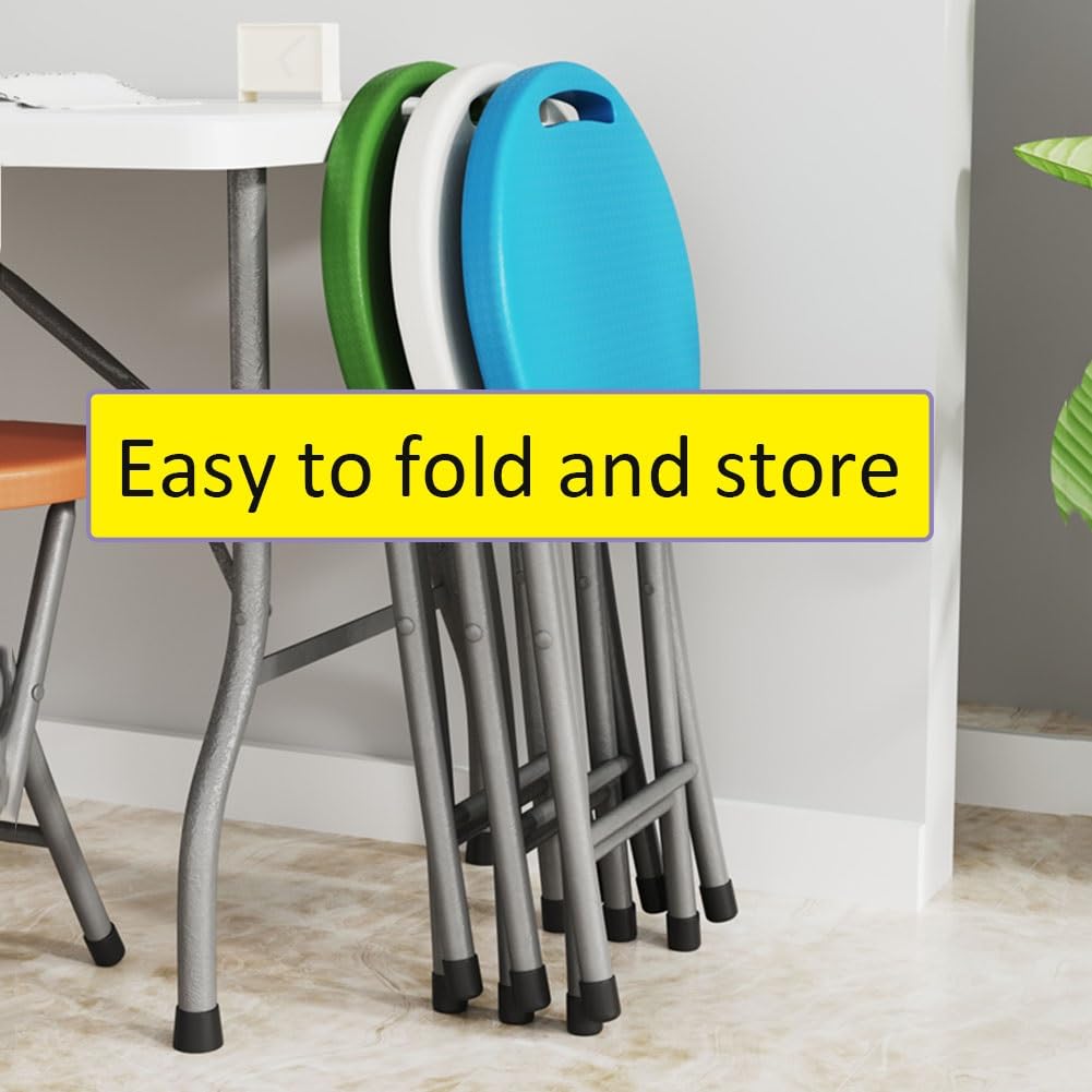 18 Inch Folding Stool 220lbs Capacity Black Y1827