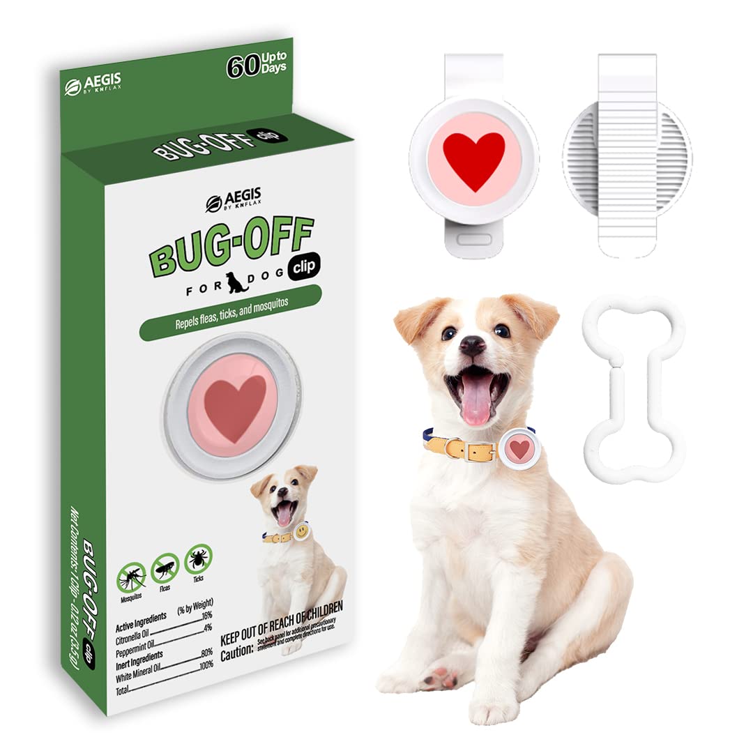Natural Flea and Tick Repellent Clip for Dogs I682100