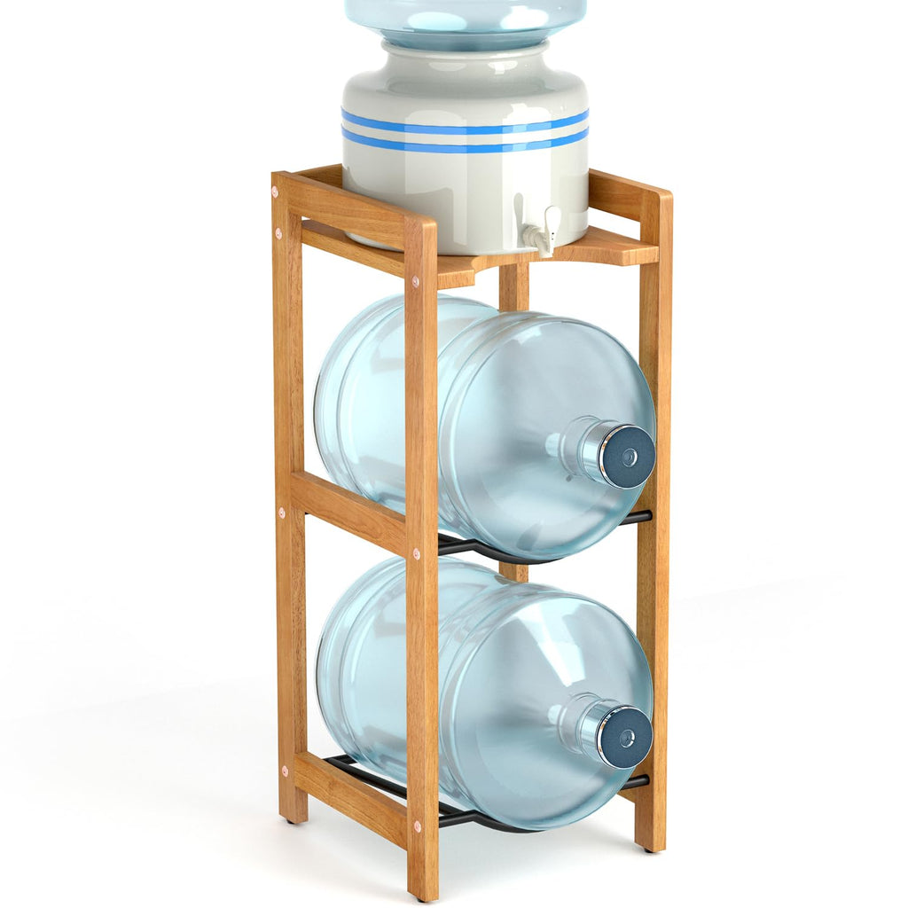 5 Gallon Water Jug Holder with Top Shelves N605