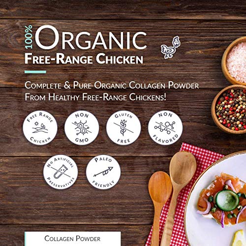 Organic Free Range Chicken Bone Broth Powder 1LB V381