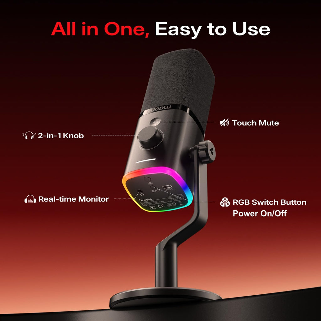 Wireless Dynamic Gaming Microphone C290
