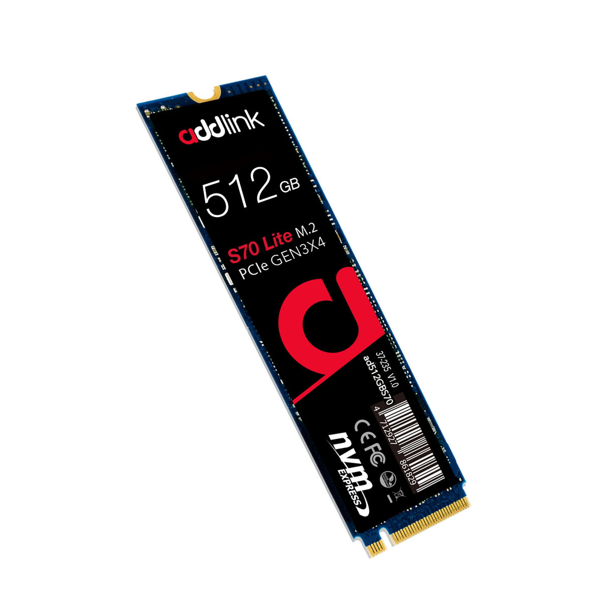 512GB M.2 2280 PCIe 3.0 NVMe Internal Solid State Drive M382306