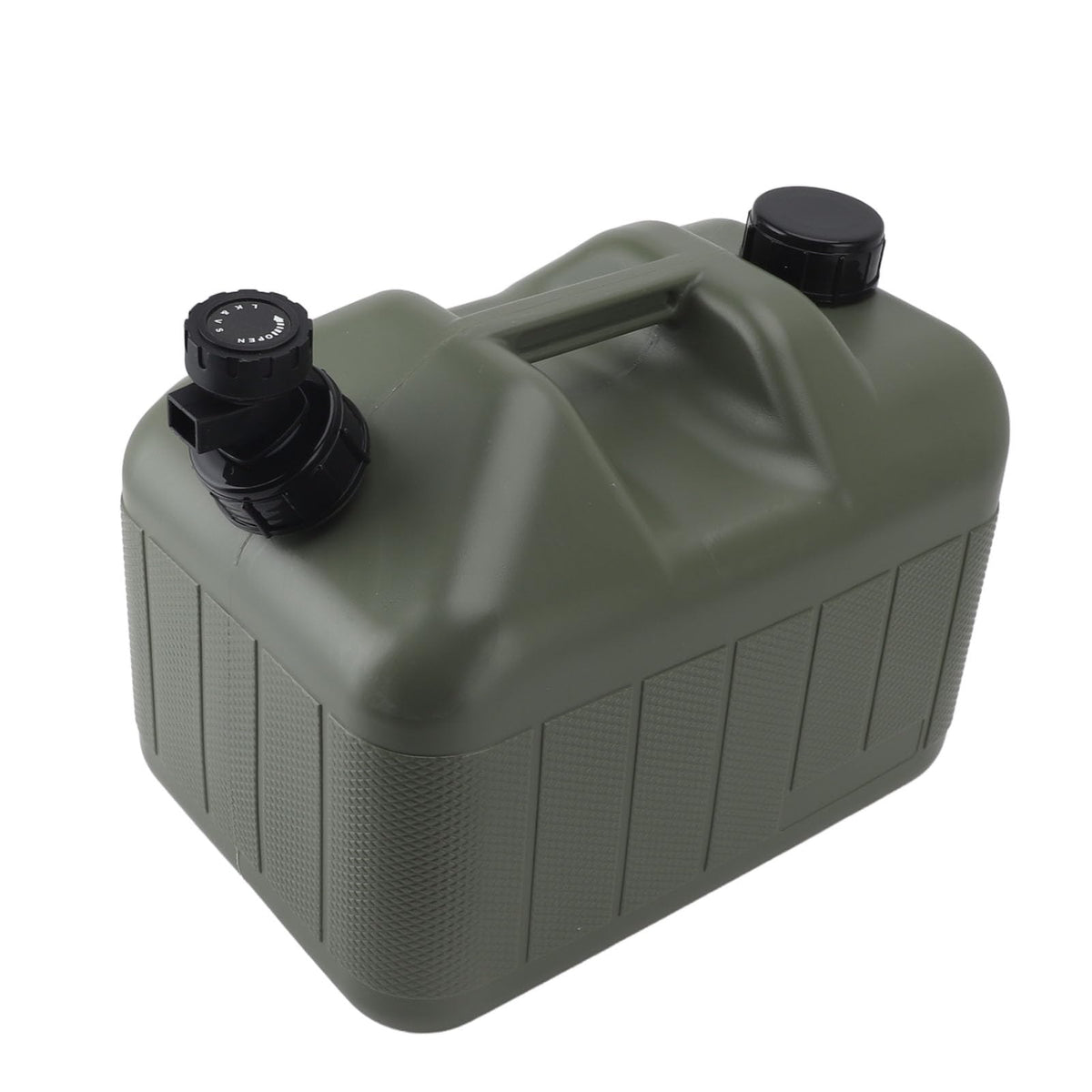 Portable 10L Green Water Storage Jug with Faucet V1394