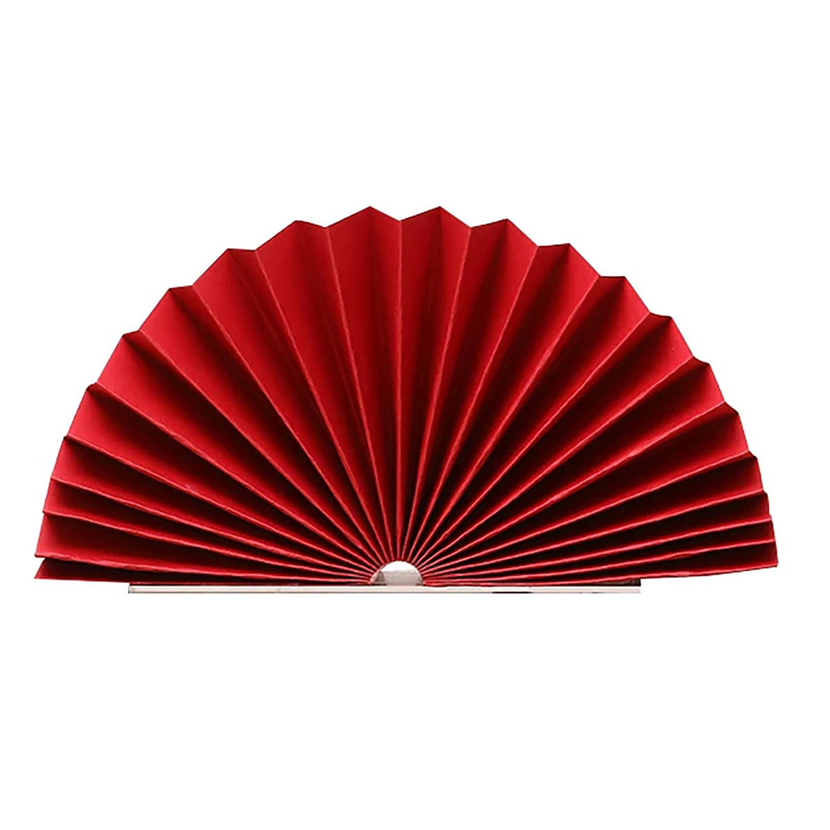 Folding Paper Fan Burnt Orange 39" E4051