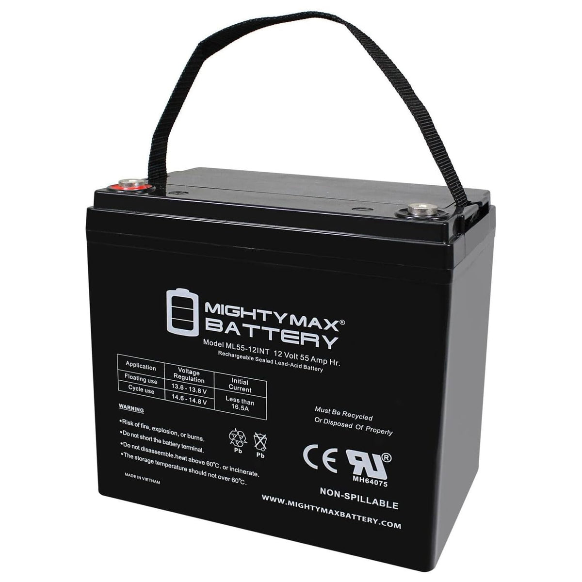 12V 55AH AGM Car and Truck Battery E748848