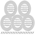 6.5" White RV Ceiling Vent Covers 5-Pack F32096