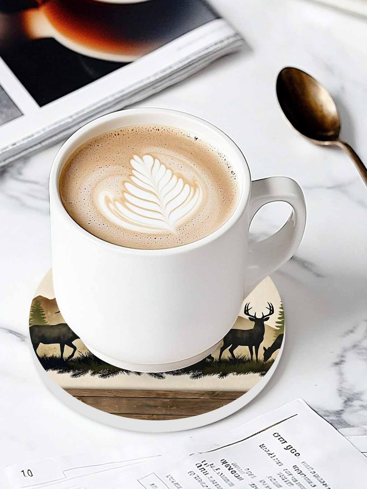 Ceramic Drink Coaster Set of 6 O285