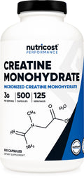 Micronized Creatine Monohydrate 3,000mg 500 Capsules K564443