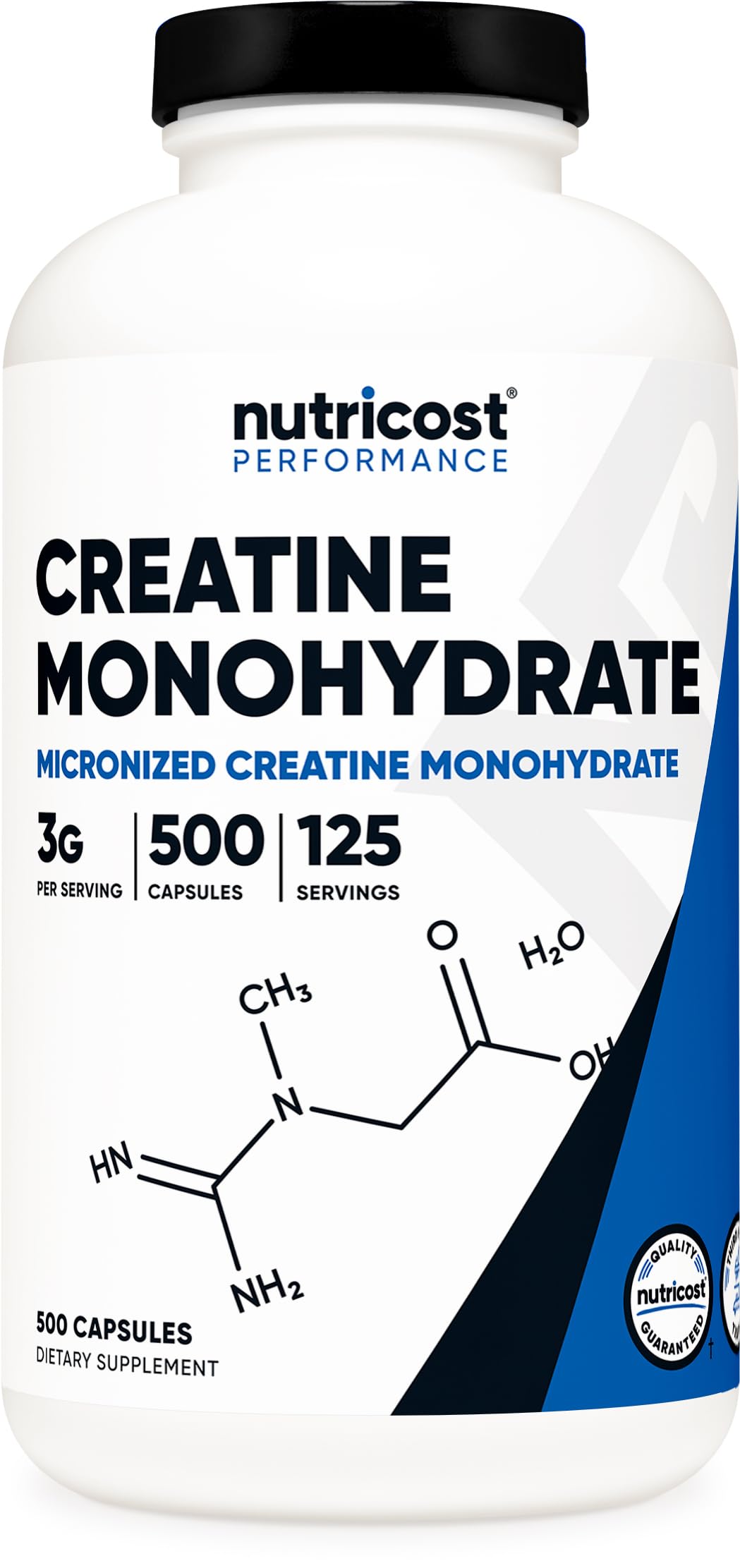 Micronized Creatine Monohydrate 3,000mg 500 Capsules K564443