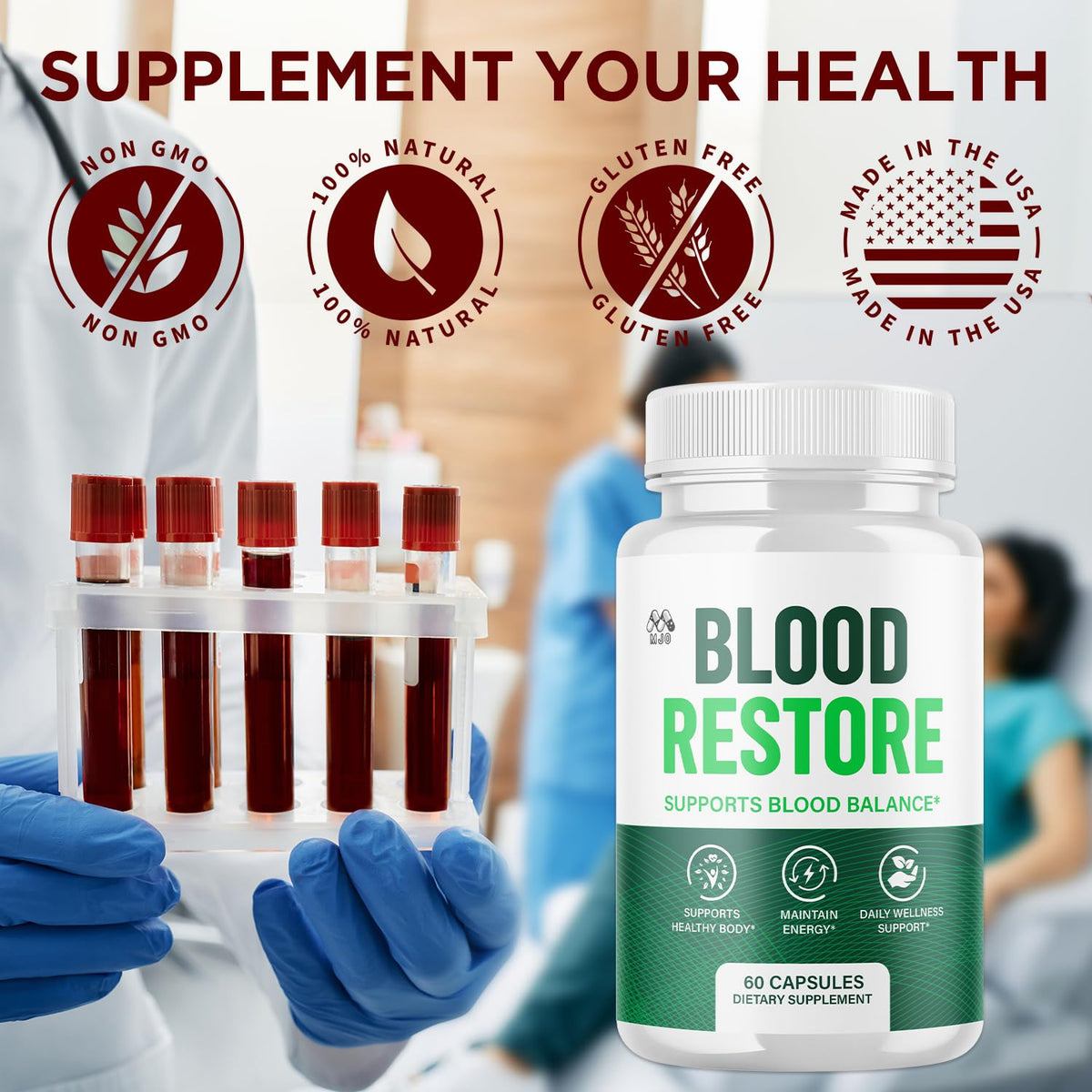 2 Pack Blood Restore Capsules 120 Capsules Q226759