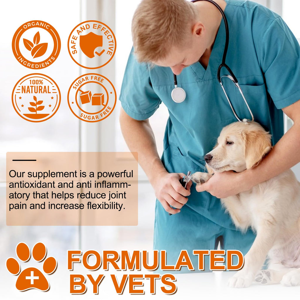 180 Count Turmeric Curcumin Tablets for Dogs K548