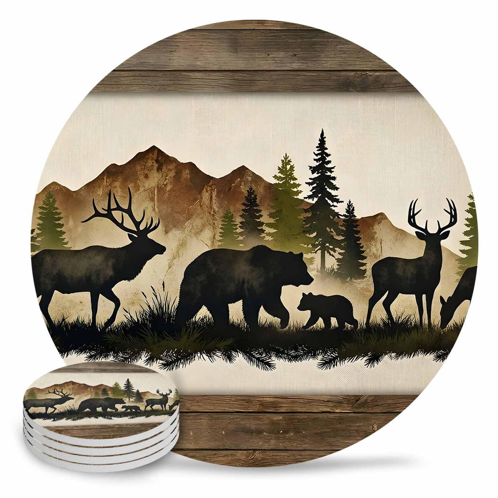 Ceramic Drink Coaster Set of 6 O285