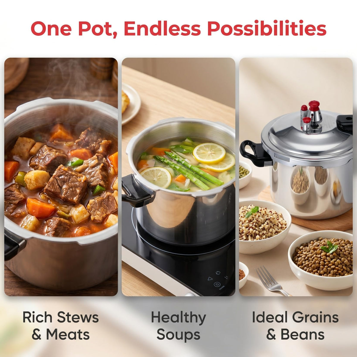 2L Aluminum Stovetop Pressure Cooker H748540