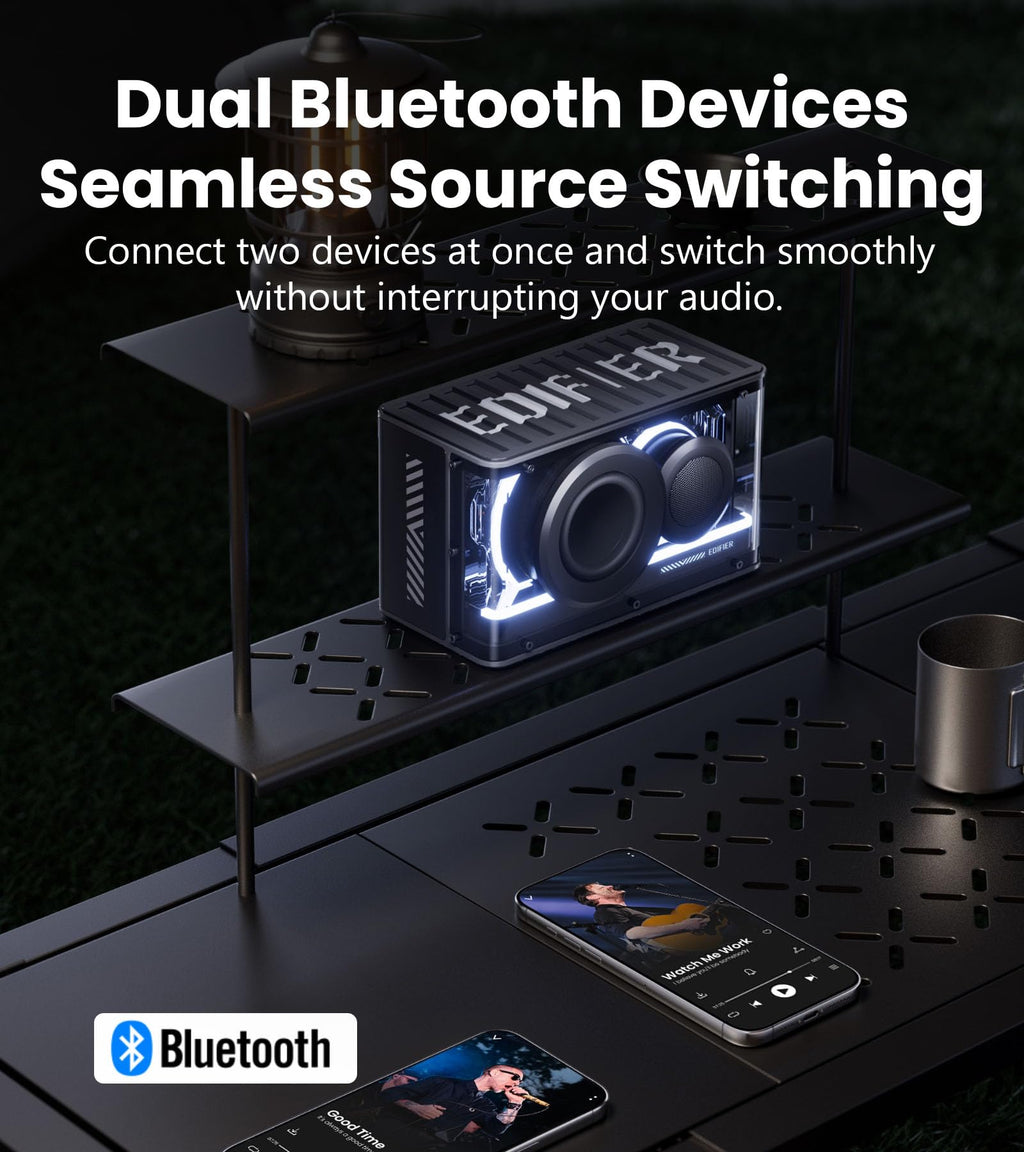 Black 25W Bluetooth Speaker J89041
