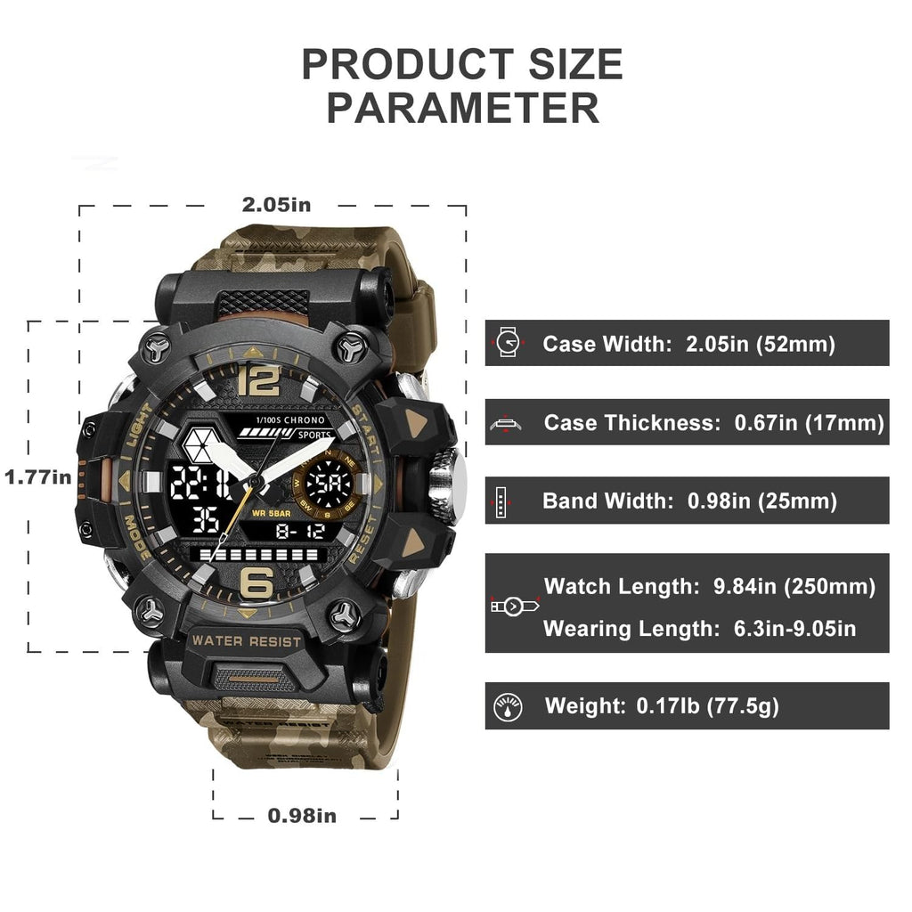 Water Resistant LED Digital Wrist Watch L72009