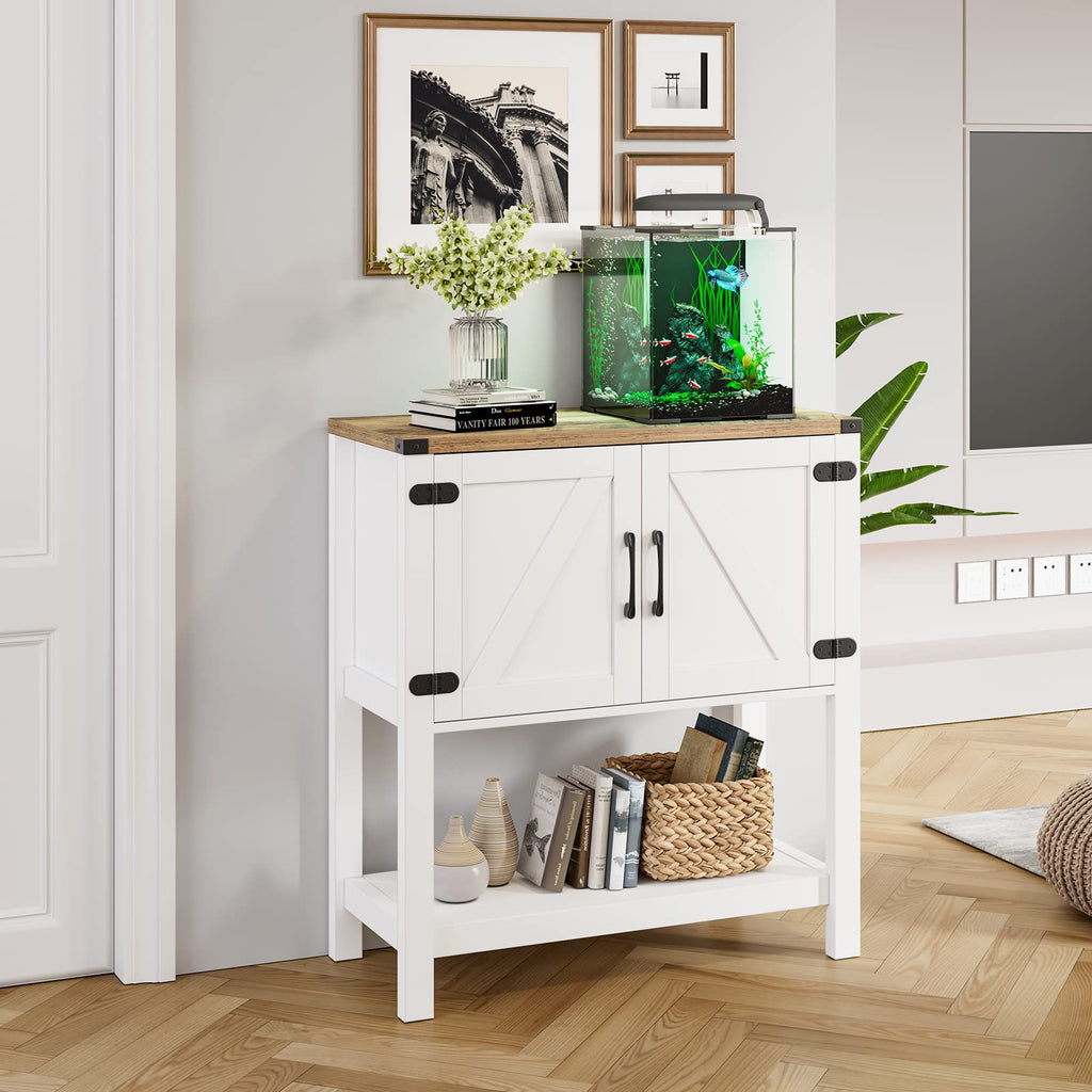 White Console Table E718