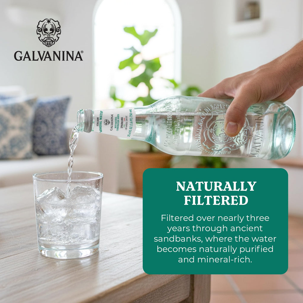 Sparkling Mineral Water 750 ml 12 Glass Bottles R3496