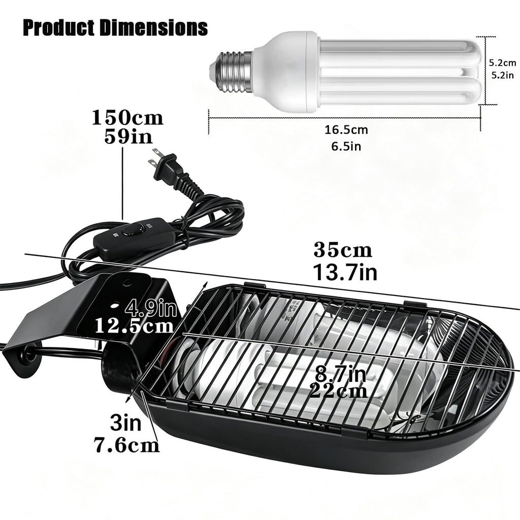 Bird Cage Light Fixture Combo Kit with Bulb V340185