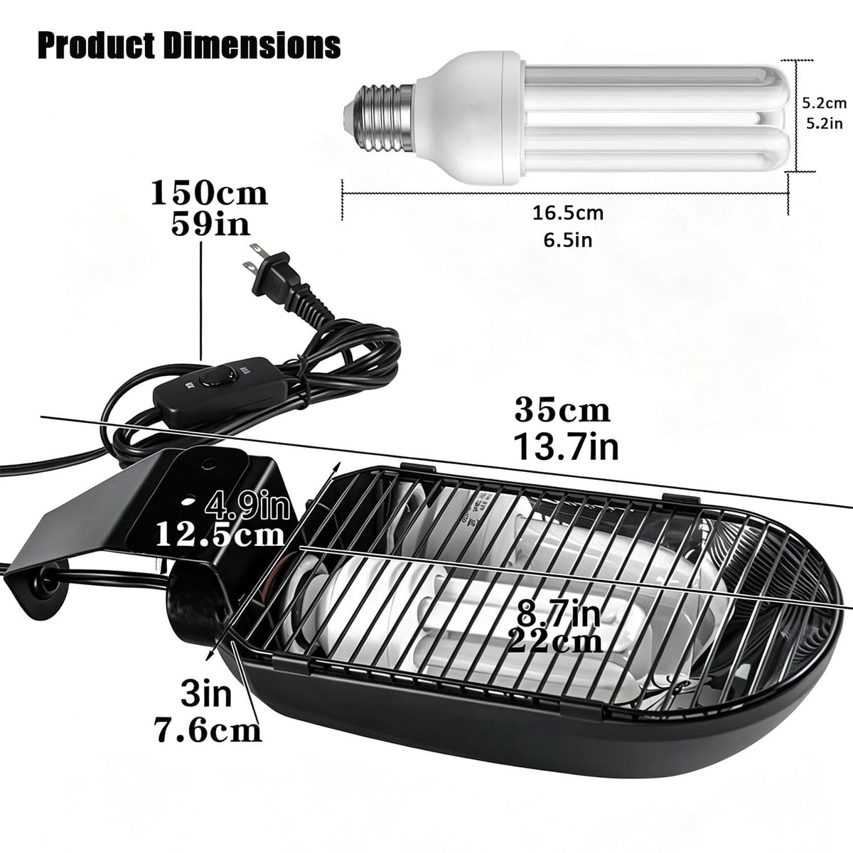 Bird Cage Light Fixture Combo Kit with Bulb V340185
