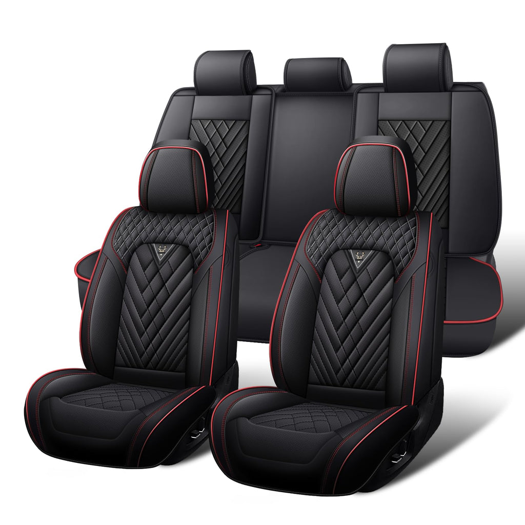 Waterproof Nappa Leather Full Set Car Seat Covers H9498
