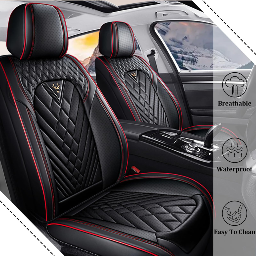 Waterproof Nappa Leather Full Set Car Seat Covers H9498