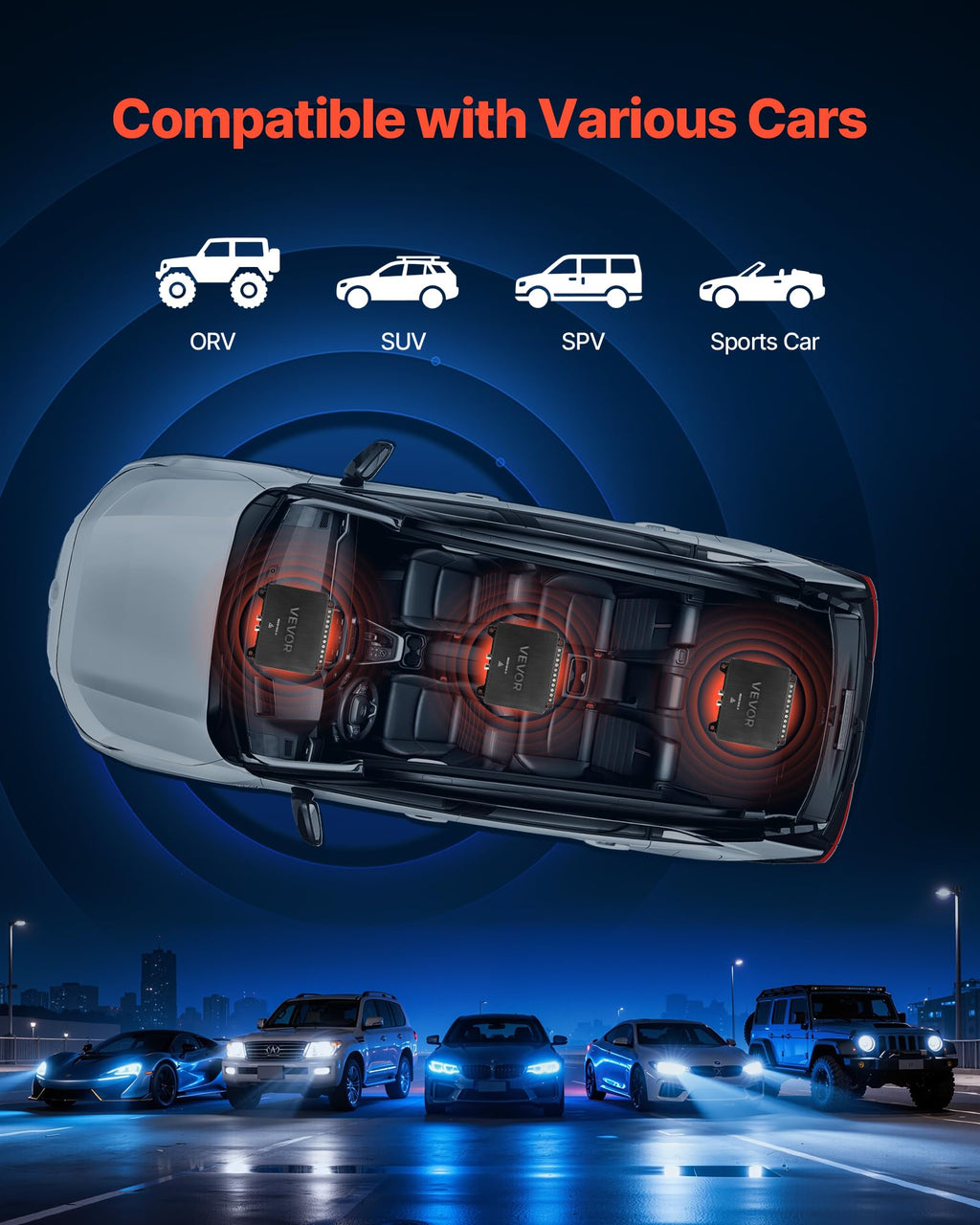 4 Channel Class D Car Audio Amplifier R2901