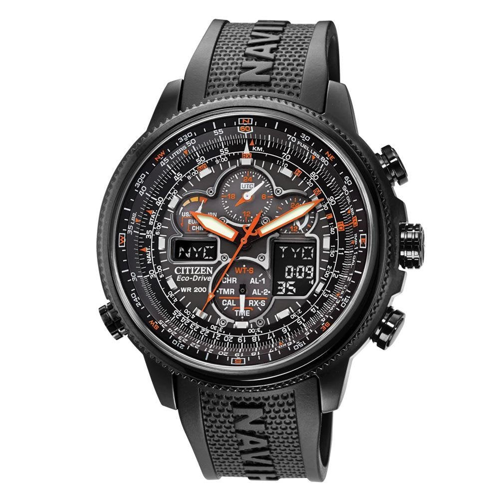 Eco-Drive Pilot Chronograph Watch M48346