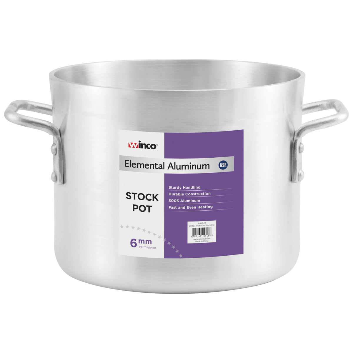 6.0mm Aluminum 80-Quart Stock Pot H94297
