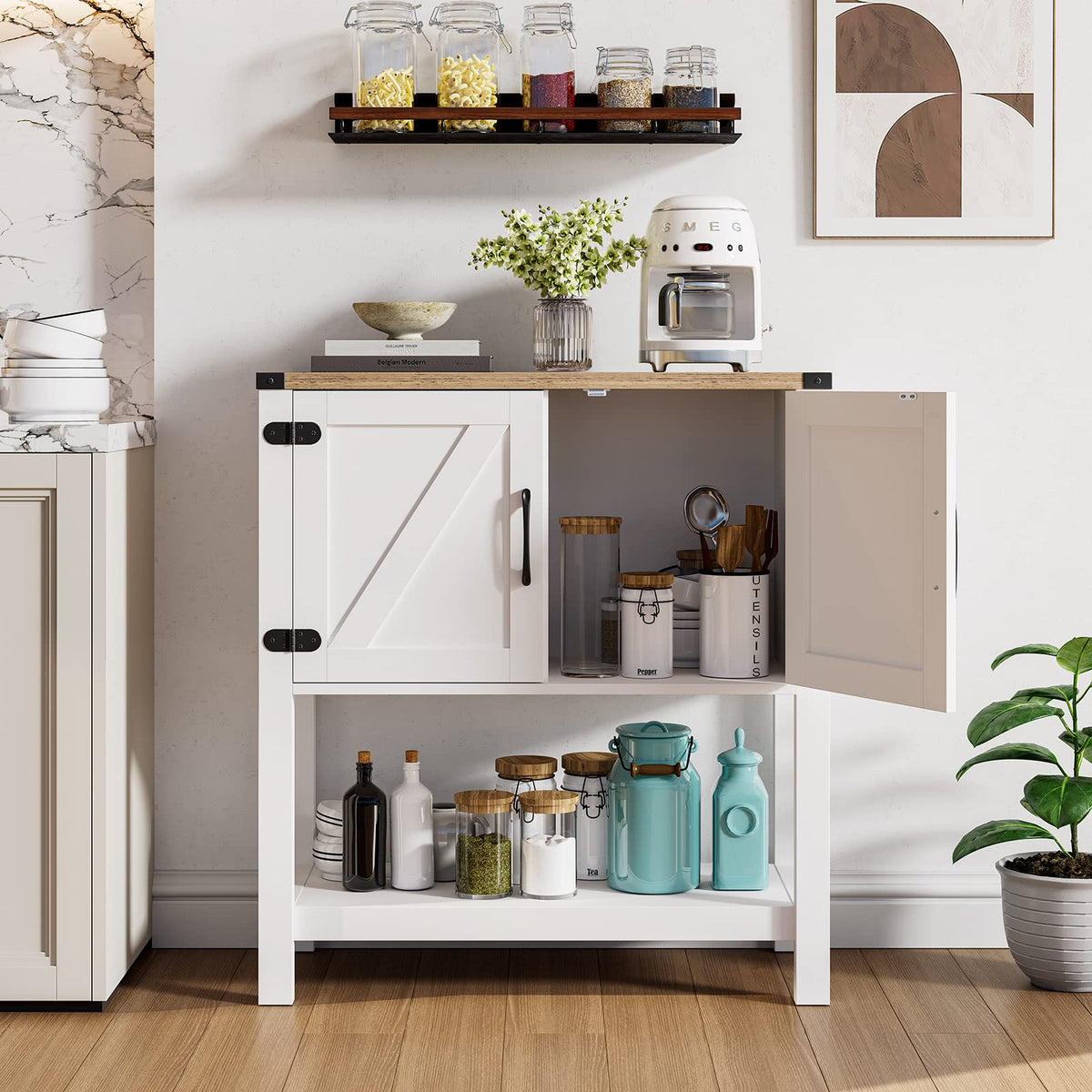 White Console Table E718