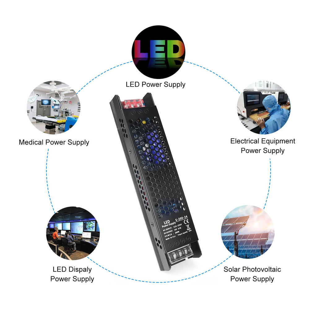 24V 200W Universal Regulated Switching Power Supply M71223
