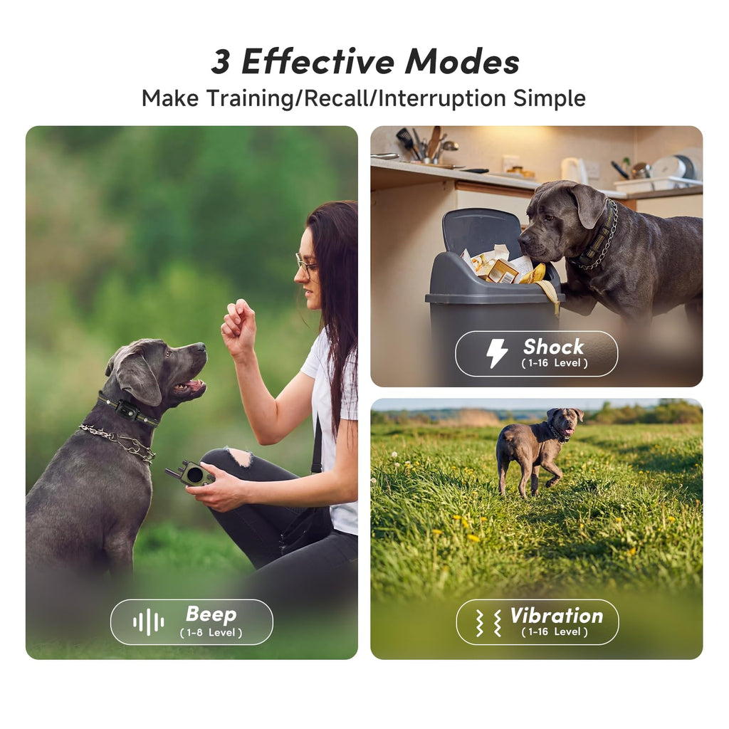Shock Collar for 2 Dogs, 4 Modes, IPX8 Waterproof Dog Training Collar K941