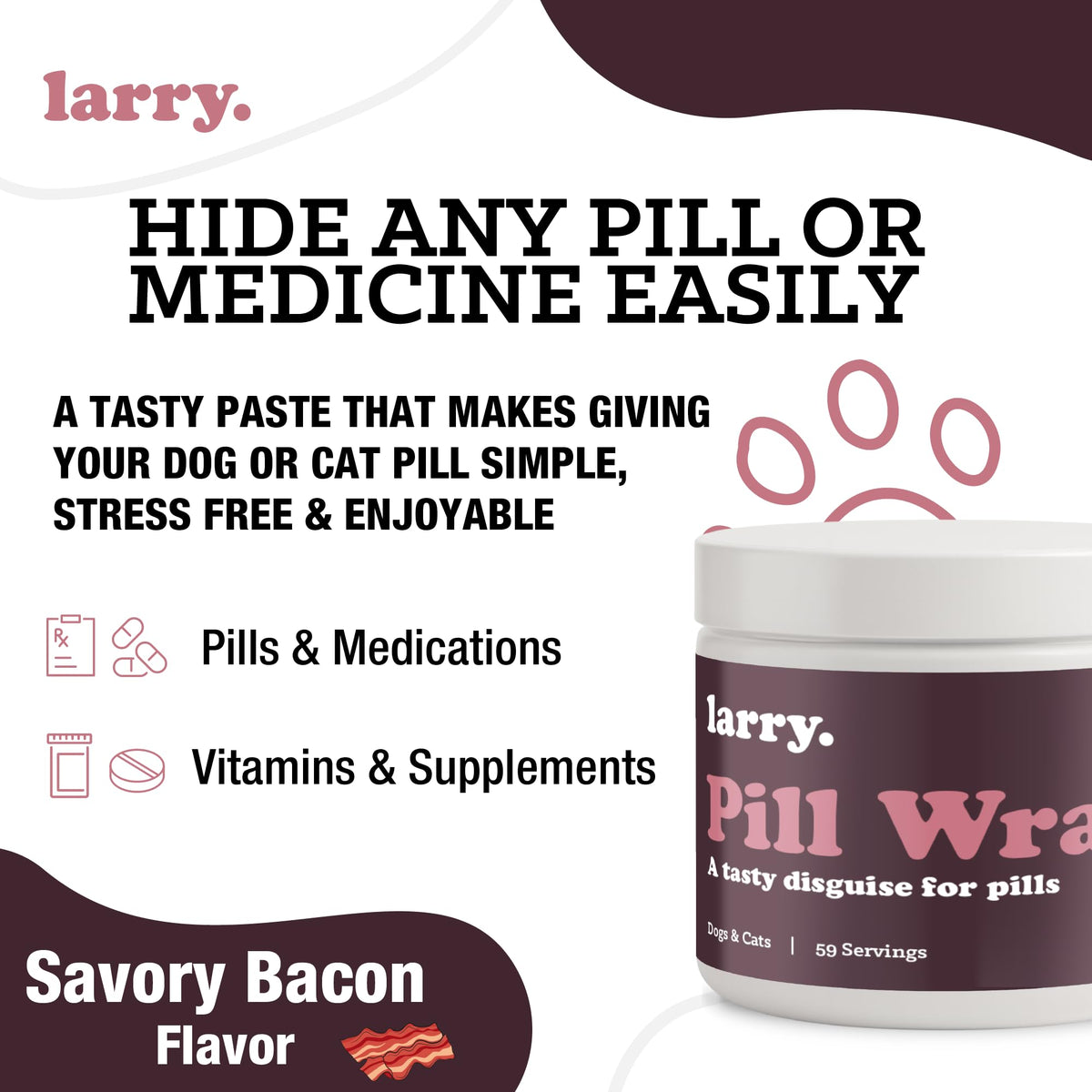 Pill Wrap Dogs Hide Medication Pockets 4.2 oz R110321