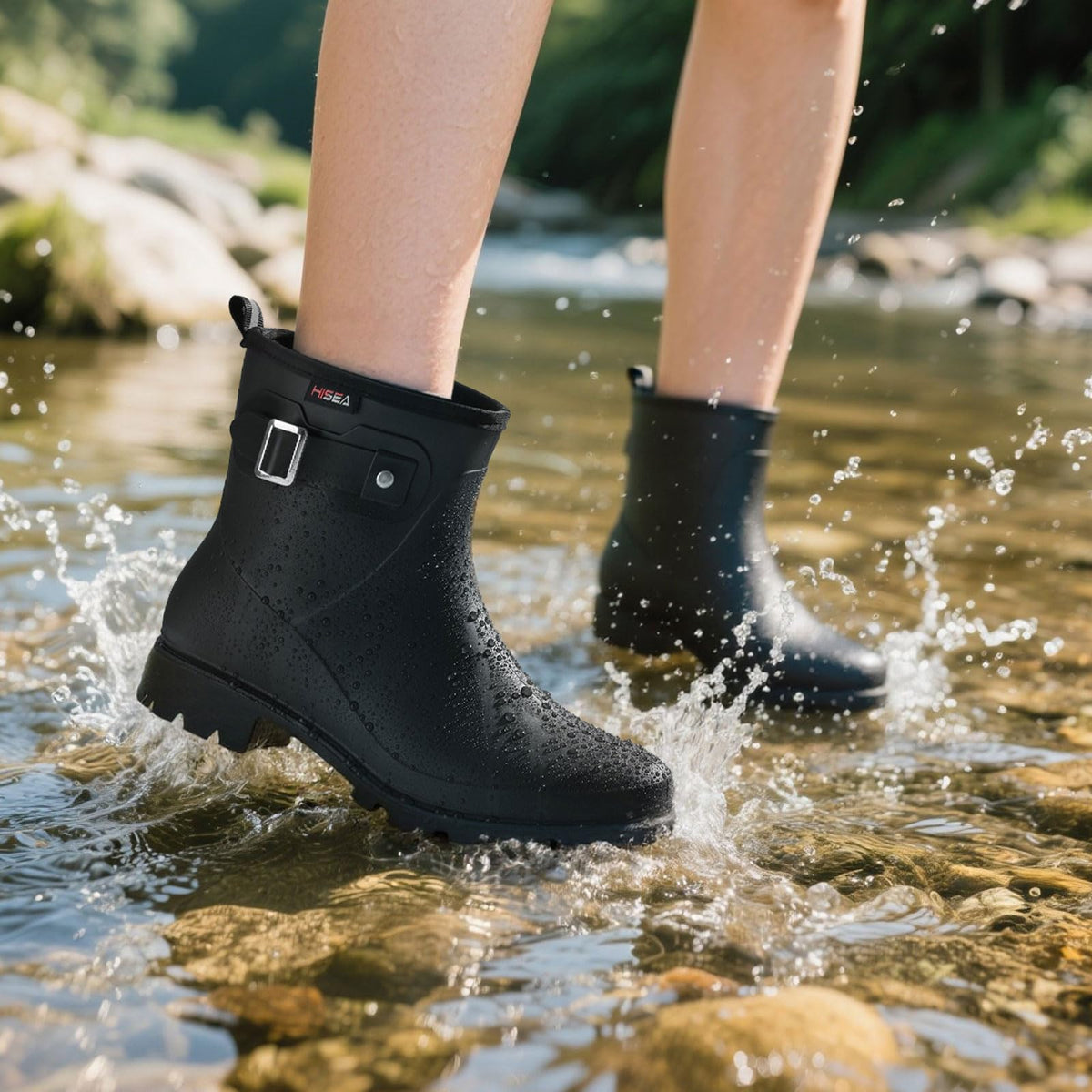 Waterproof Short Ankle Rubber Rain Boots N4567