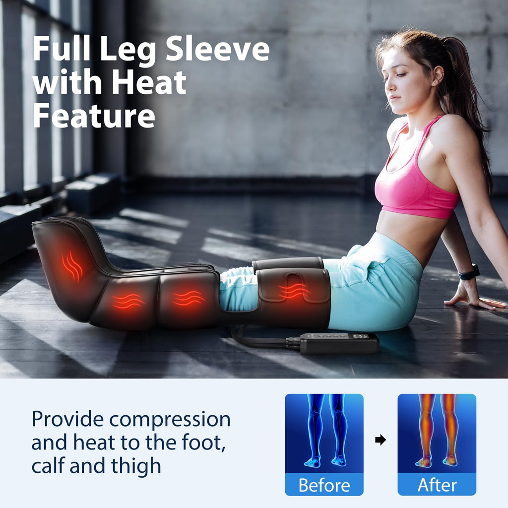 Leg Massager with Heat and Air Compression H27729