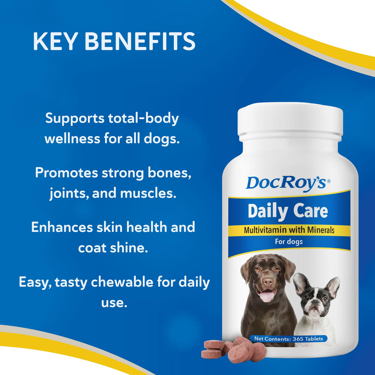 Canine Chewable Multivitamin Tablets 365ct B925