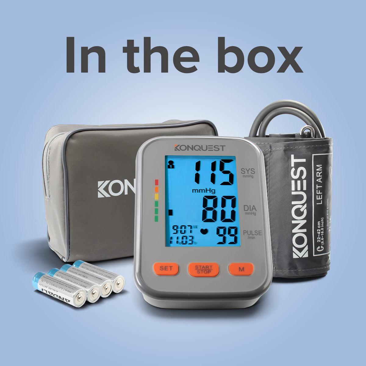 Automatic Upper Arm Blood Pressure Monitor Extra Large Cuff V2490