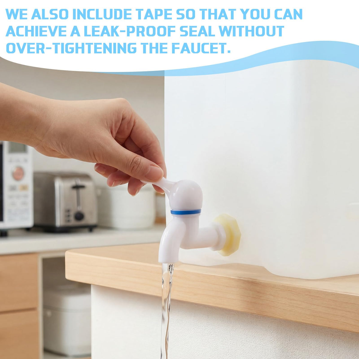 5.3 Gallon Plastic Water Dispenser with Spigot A9504