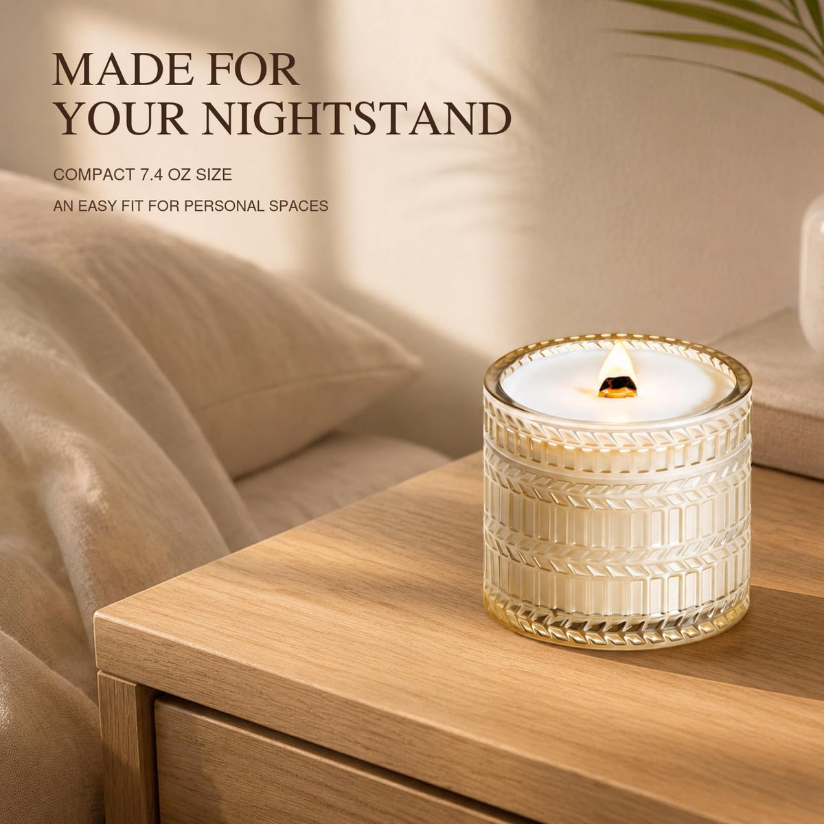 Vanilla Coconut Wood Wick Candle 7.4 oz X14330