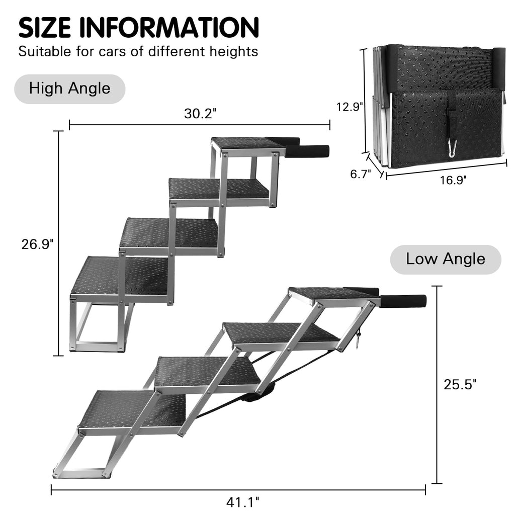 4-Step Non-Slip Pet Stairs L1191