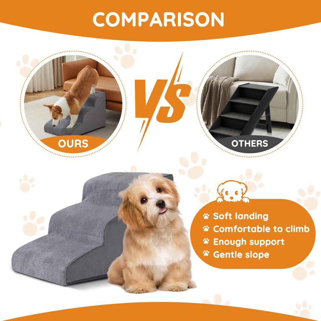 Dog Stairs 2-Step Grey Y270