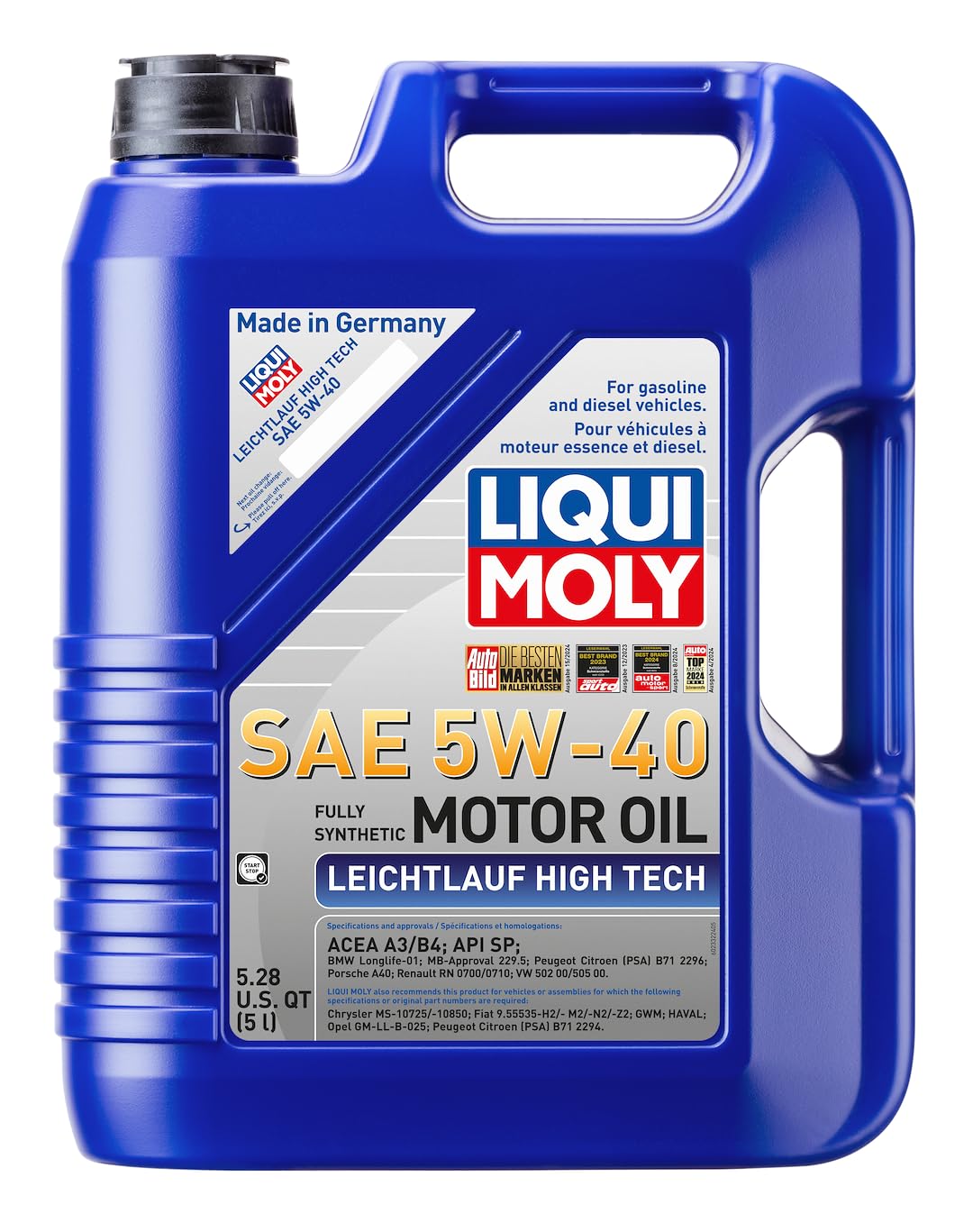 5W-40 Synthetic Motor Oil P932