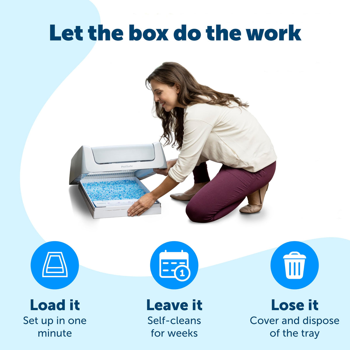 Litter Tray Refills with Blue Crystals H440
