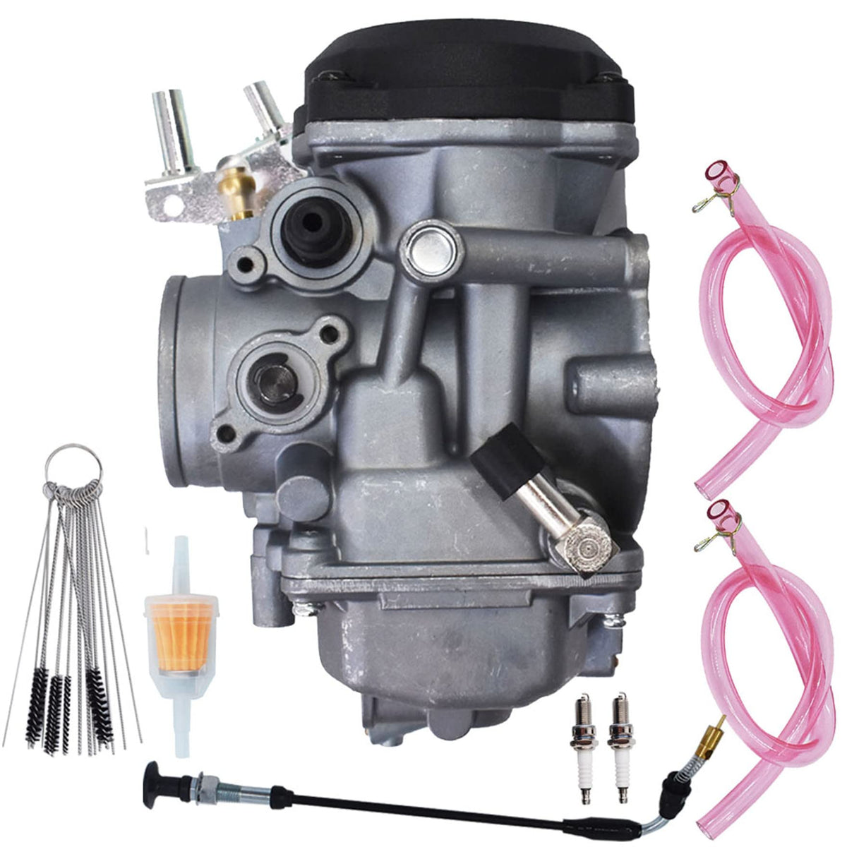 Carburetor with Fuel Filter Choke Cable Spark Plug J31772