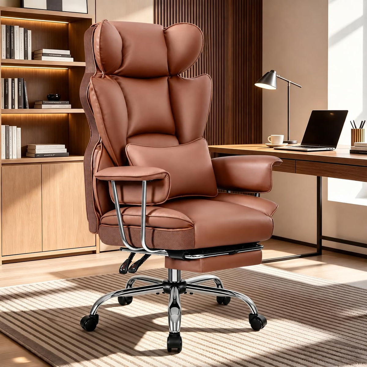 Big and Tall High Back Office Chair with Footrest F30864