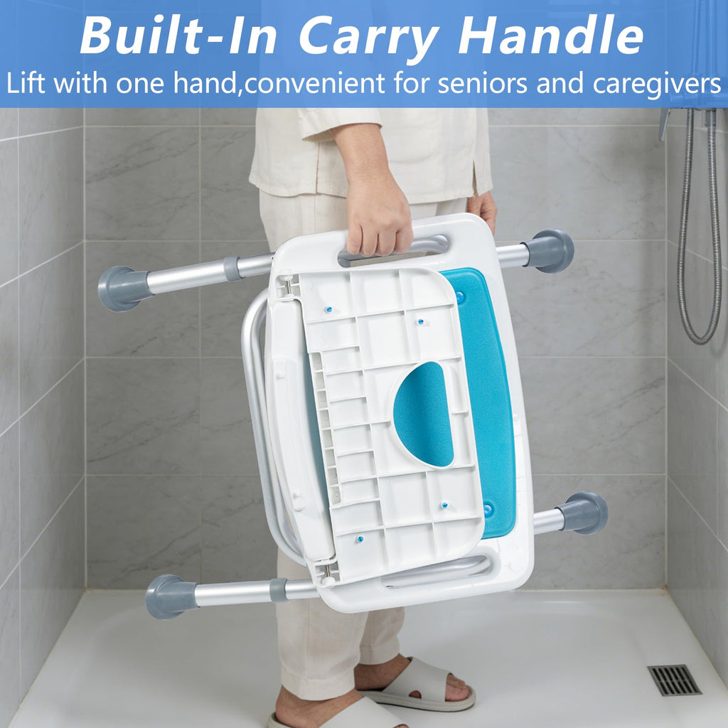 Folding Shower Chair with EVA Padded Seat F350833