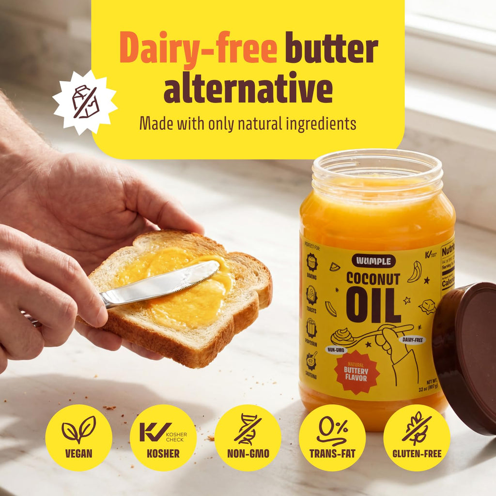 Natural Butter Flavored Coconut Oil 32 oz O917198
