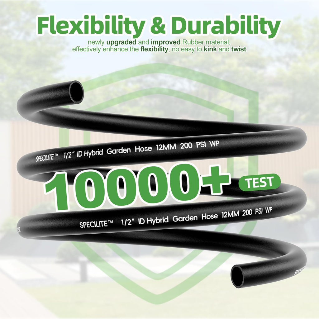 Lightweight Garden Water Hose 25 Ft x 1/2" W175