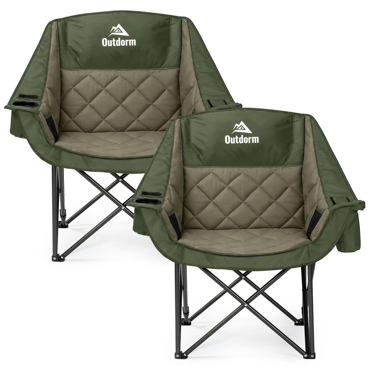 Oversized Camping Chairs 2 Pack M6011