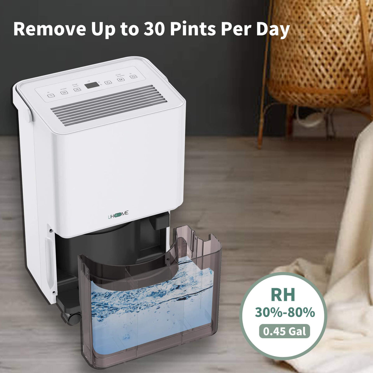 30 Pint Dehumidifier with Activated Carbon Filter R957539