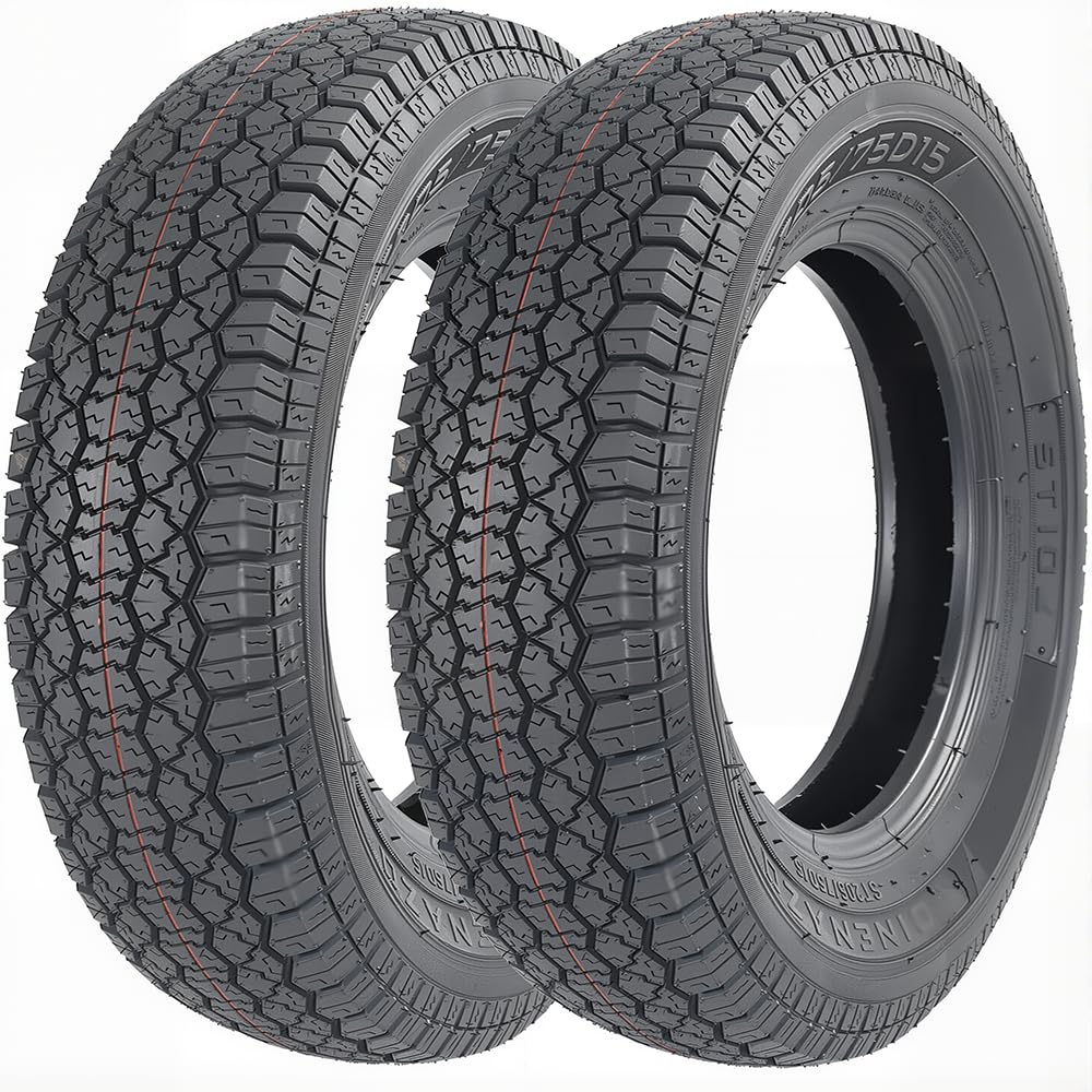 Set of 2 ST205/75D15 Trailer Tires Y4173